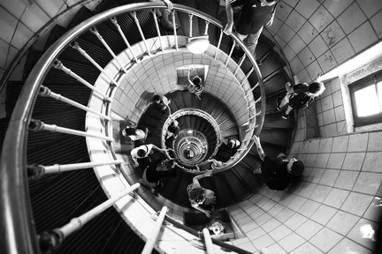 montée du phare de la coubre