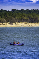 kayak dans la baie de bonne anse