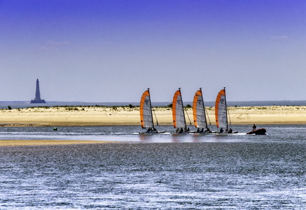 initiation au catamaran dans la baie de bonne anse