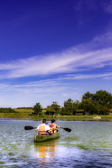 balade en canoë sur la rivière de chauvignac