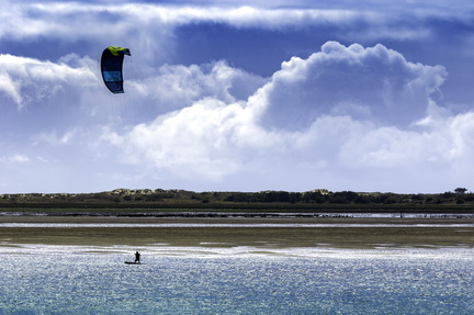 kitesurf dans la baie de bonne anse