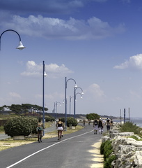 piste cyclable plage la palmyre