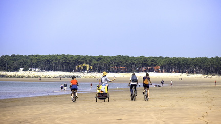 vélo sur la plage