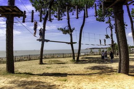parcours accrobranche grande plage saint georges de didonne 