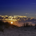 coucher de soleil sur la côte sauvage