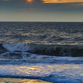 coucher de soleil sur l'atlantique