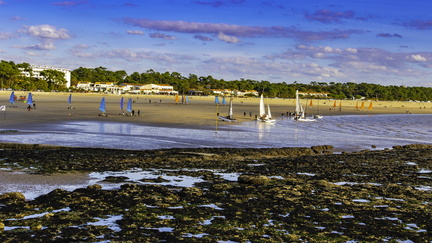 voiles sur la plage de st georges