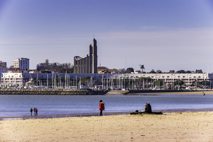 balade sur la plage de la grande conche