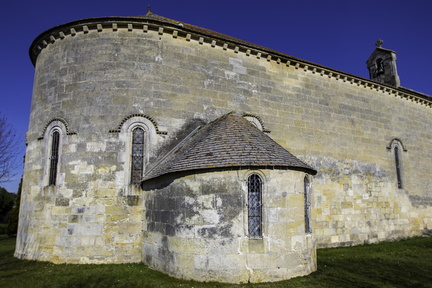 chevet de l'église de st seurin