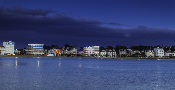 plage de la grande conche de nuit