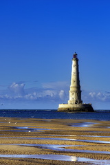 phare de cordouan vu du banc de sable