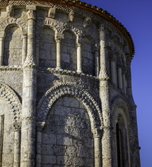 chevet de l'église sainte-radegonde de talmont