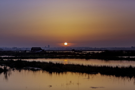 sunset sur l'éguille