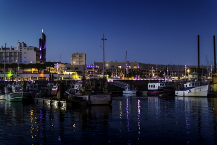 port de royan de nuit