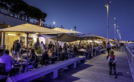port de royan de nuit