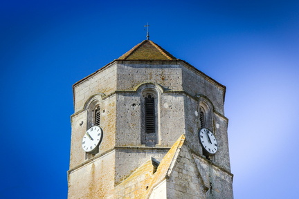 clocher de l'église de cozes