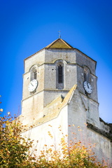clocher de l'église de cozes
