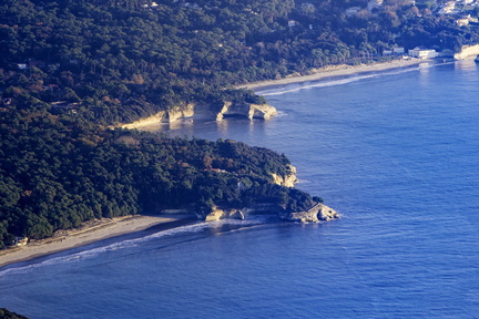 vue aérienne des plages de meschers