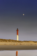 phare de la Coubre sous la lune