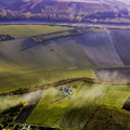 vue aérienne des coteaux de gironde